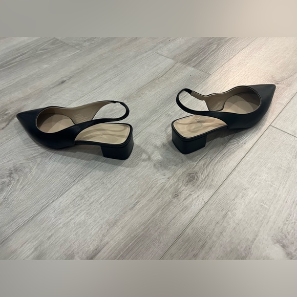 Theory Black Slingback Heels - Picture 3 of 3